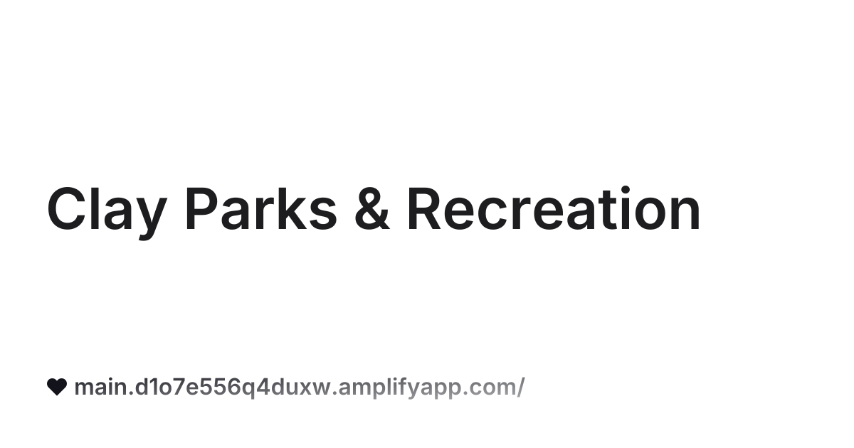 Cosby Lake Park venue photo